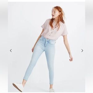 #22. Madewell 9" Mid-Rise Skinny Crop Jeans in Coolmax® Denim Edition